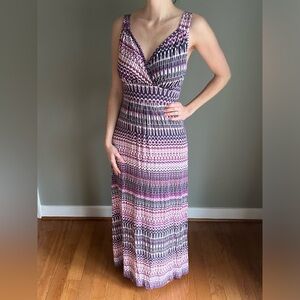 Pink and Purple Maxi Dress Stitch Fix